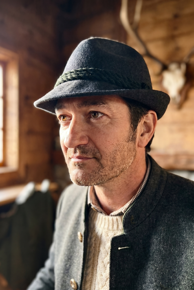 Faustmann Alpine Loden Hat 100% Wool anthracite