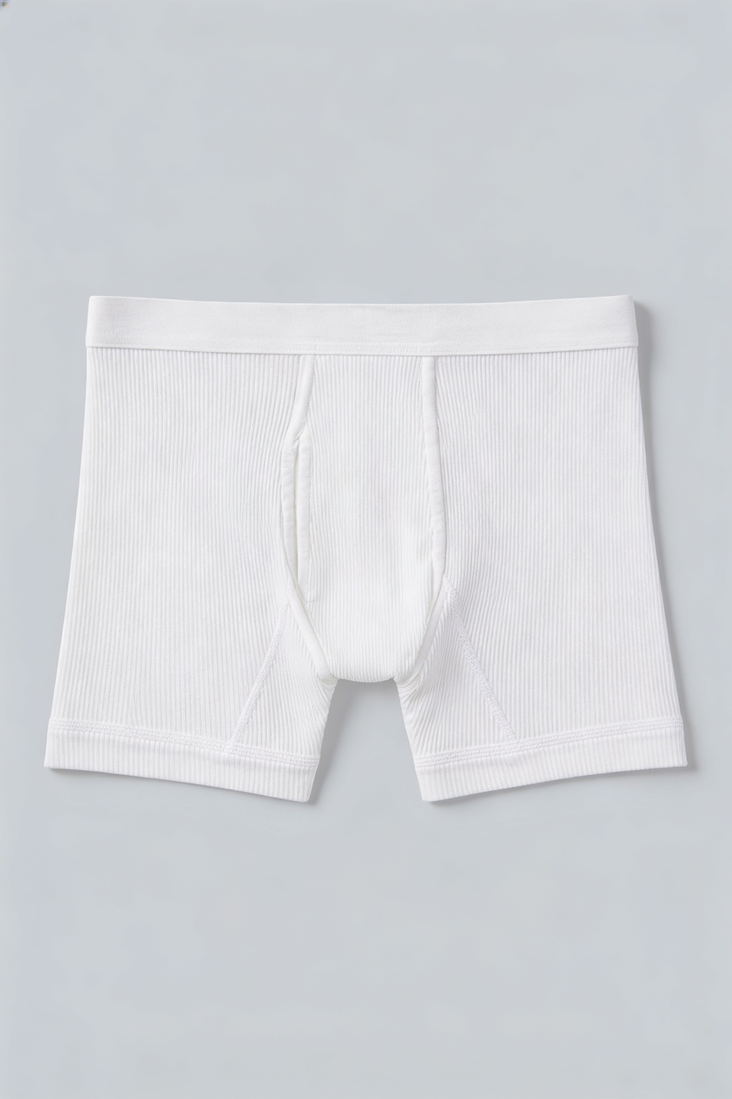 Trigema Organic Cotton Dual-Rib Boxer Brief Made in Germany