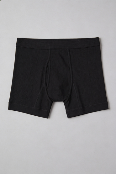 Trigema Black Organic Cotton Boxer Brief Made in Germany