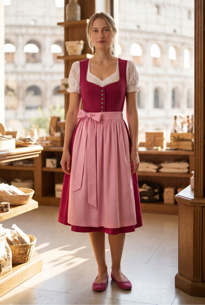 knee length dresses for ladies Original Stockerpoint Adele Women's Black Dirndl