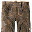 Stockerpoint Men's Lederhosen "Beppo4" Wildbock H-Straps Bison (closeout) 46,58,62