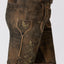 Men's Lederhosen "Leonardo" with Belt Dark Brown w/green (52) closeout