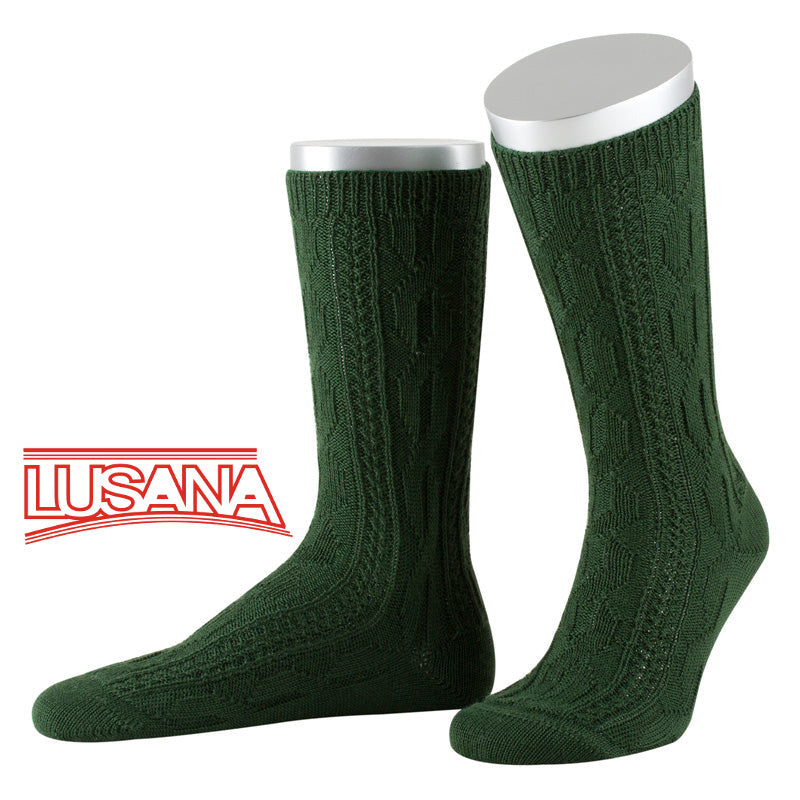 Traditional Costume - Men's Shopper Socks (Green)