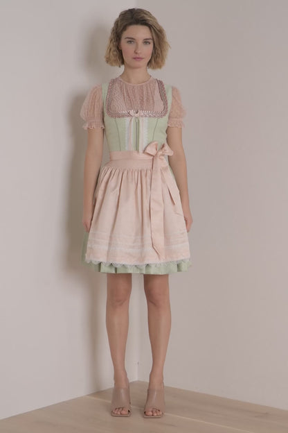 Kruger Rina Mini Dirndl, Mint — 50cm 2pc Set
