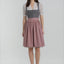 Berwin Midi Dirndl 2pcs. 60cm "Sara" grey