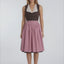 Berwin Midi Dirndl 2pcs. 60cm "Emma" brown/pink