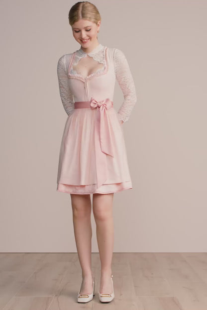 Kruger Milina Mini Dirndl, Pink — 50cm 2pc Set