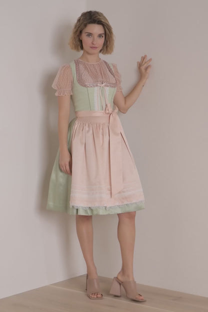 Kruger Rina Midi Dirndl, Mint — 60cm 2pc Set