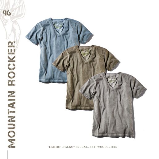 Mens T-Shirt Falco Stone
